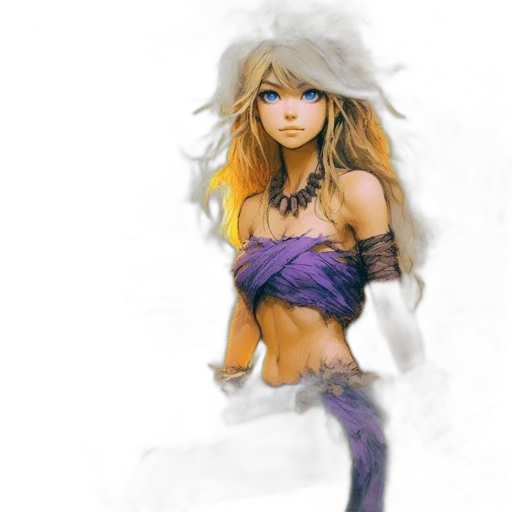 fantasy art, concept art, watercolor, comic book art transparent PNG cut-out