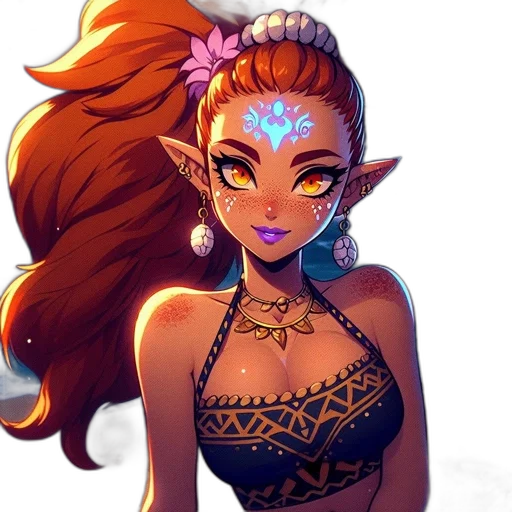 jewelry, dress, fantasy art, concept art transparent PNG cut-out