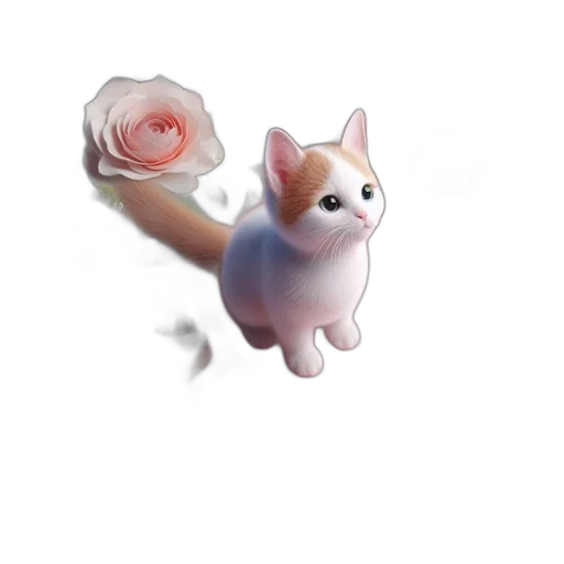 flower, staff, creature, animal transparent PNG cut-out