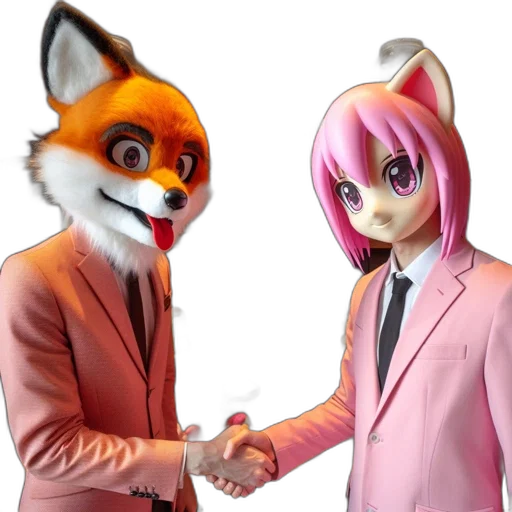 animal, staff, jacket, mask transparent PNG cut-out