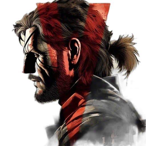 face, mask, concept art, photorealistic transparent PNG cut-out