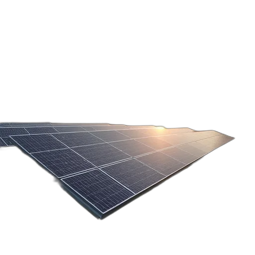 3d render, solar, energy, production transparent PNG cut-out