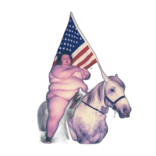 animal, vaporwave, concept art, obese transparent PNG cut-out