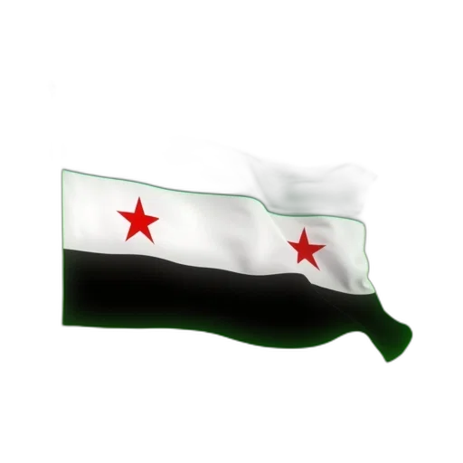 syria, flag, green, screen transparent PNG cut-out