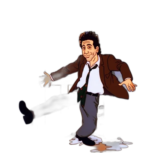 jacket, staff, cartoon, concept art transparent PNG cut-out