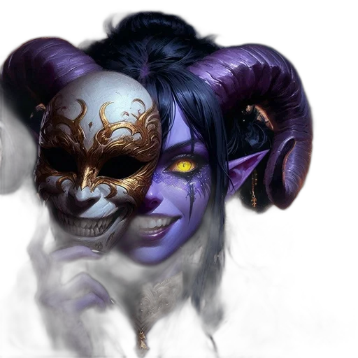 mask, face, fantasy art, concept art transparent PNG cut-out