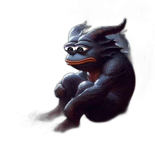 dragon, creature, animal, staff transparent PNG cut-out