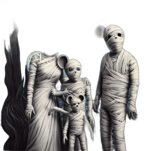 mask, robot, dress, creature transparent PNG cut-out