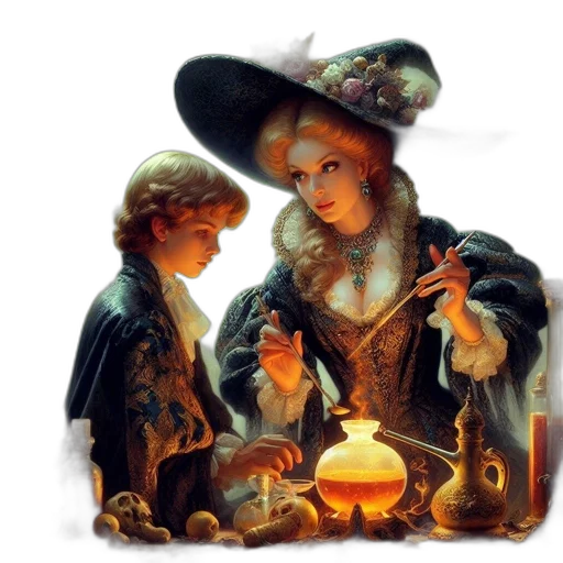 hat, jewelry, crown, oil painting transparent PNG cut-out