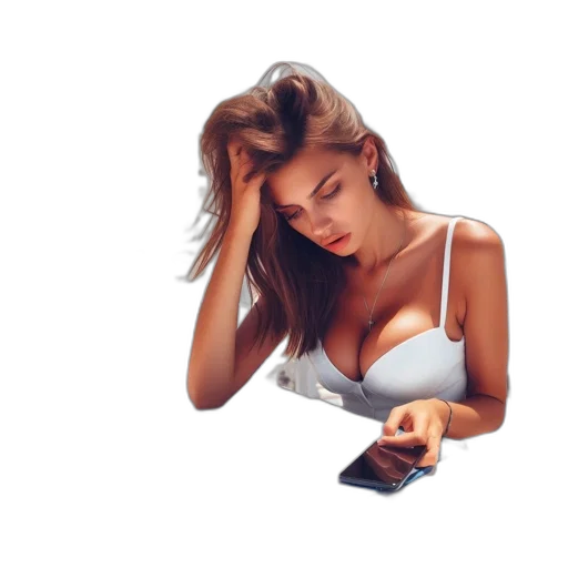 dress, jewelry, face, hair transparent PNG cut-out