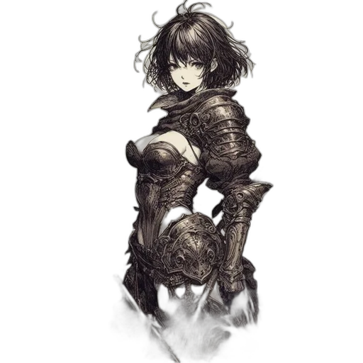 dress, sword, weapon, dragon transparent PNG cut-out