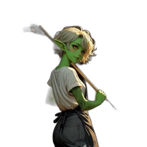 staff, mask, concept art, fantasy art transparent PNG cut-out