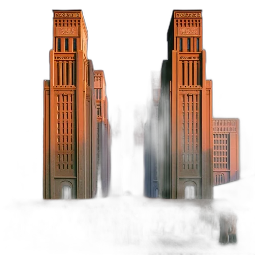 building, furniture, 3d render, concept art transparent PNG cut-out