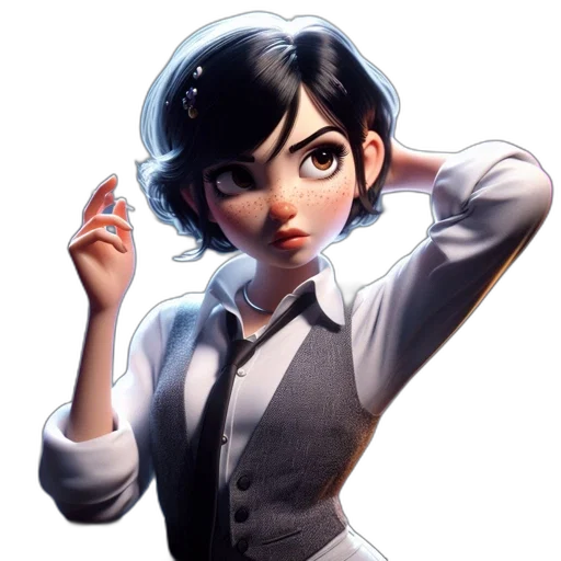 staff, face, jacket, robot transparent PNG cut-out