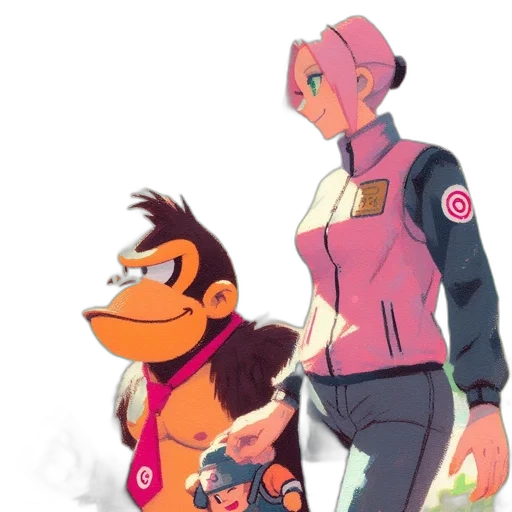 jacket, concept art, cartoon, comic book art transparent PNG cut-out