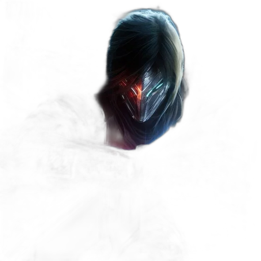 mask, face, hair, creature transparent PNG cut-out