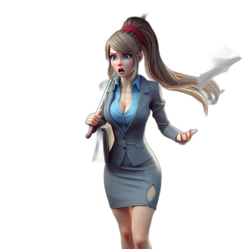 staff, dress, jacket, concept art transparent PNG cut-out