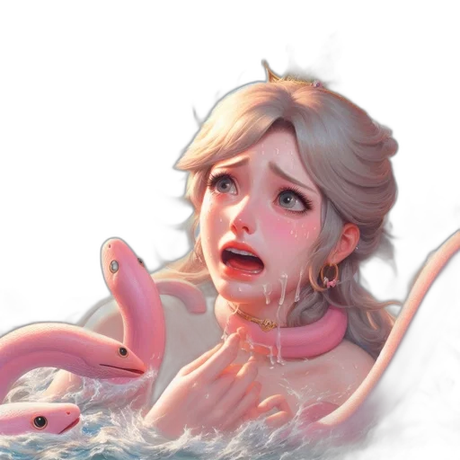 creature, concept art, watercolor, anime transparent PNG cut-out