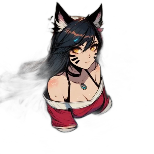 staff, mask, anime, fantasy art transparent PNG cut-out