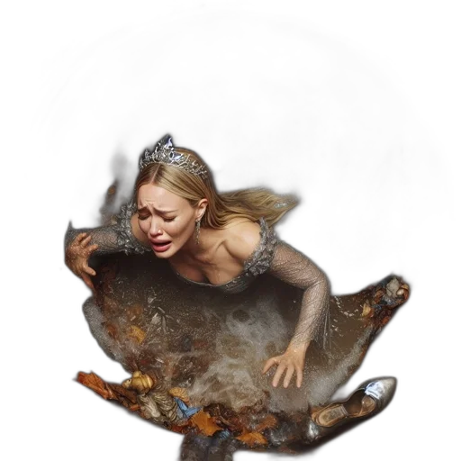 dragon, creature, crown, mask transparent PNG cut-out