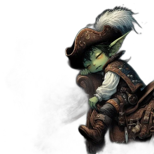 staff, hat, fantasy art, concept art transparent PNG cut-out