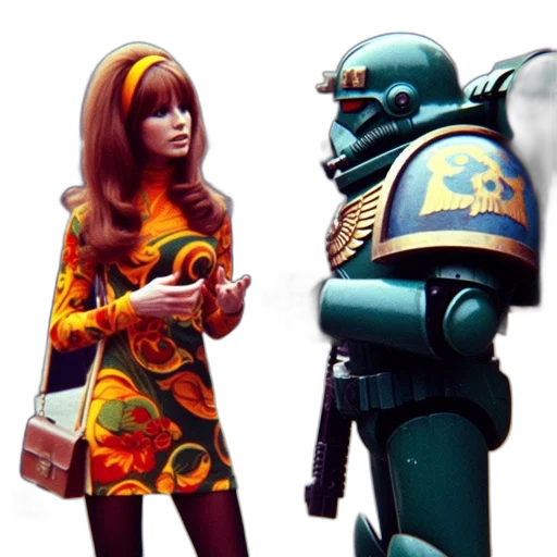 robot, concept art, 3d render, outer space transparent PNG cut-out