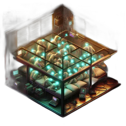 building, furniture, 3d render, concept art transparent PNG cut-out
