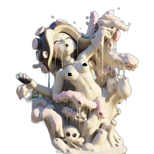 dragon, creature, crown, mask transparent PNG cut-out