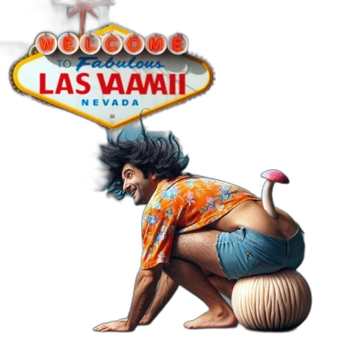 concept art, man, tropical, attire transparent PNG cut-out