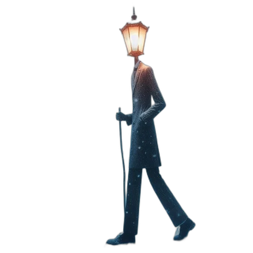 staff, umbrella, mask, robot transparent PNG cut-out