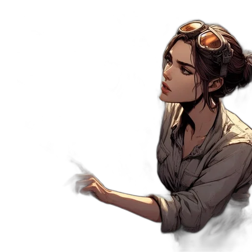 staff, concept art, comic book art, fantasy art transparent PNG cut-out