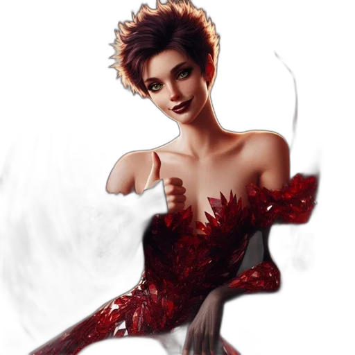 dress, creature, fantasy art, concept art transparent PNG cut-out
