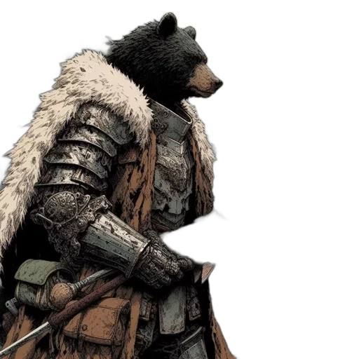 animal, sword, concept art, fantasy art transparent PNG cut-out