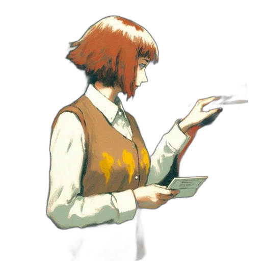 staff, jacket, robot, weapon transparent PNG cut-out