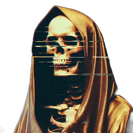 mask, face, jacket, jewelry transparent PNG cut-out