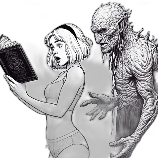 creature, comic book art, concept art, fantasy art transparent PNG cut-out