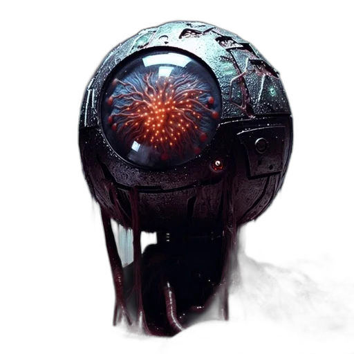mask, robot, creature, face transparent PNG cut-out