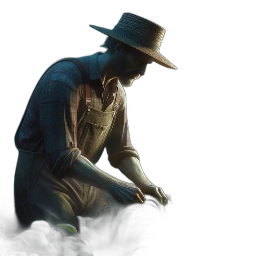 hat, concept art, photorealistic, fantasy art transparent PNG cut-out