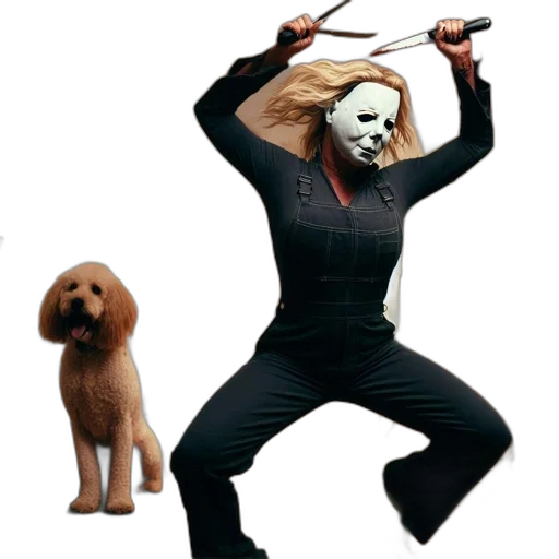 animal, mask, creature, staff transparent PNG cut-out