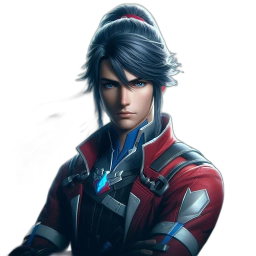 face, concept art, fantasy art, anime transparent PNG cut-out