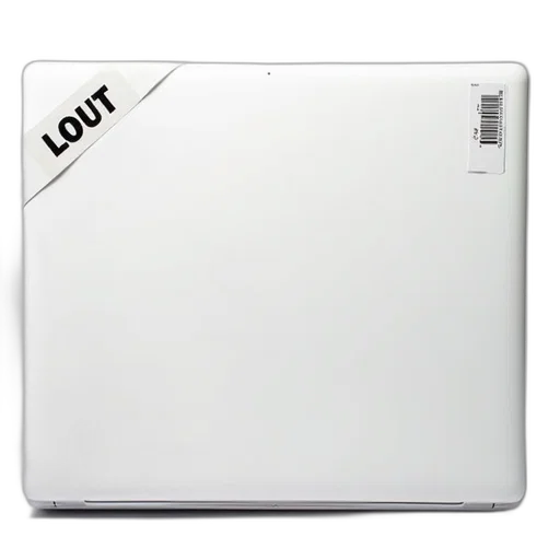 robot, laptop, screen, sticker transparent PNG cut-out