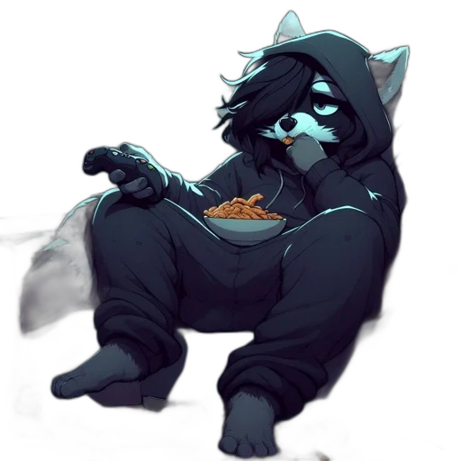 food, staff, jacket, creature transparent PNG cut-out