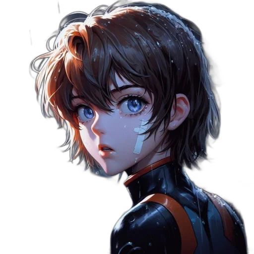 face, robot, jacket, creature transparent PNG cut-out