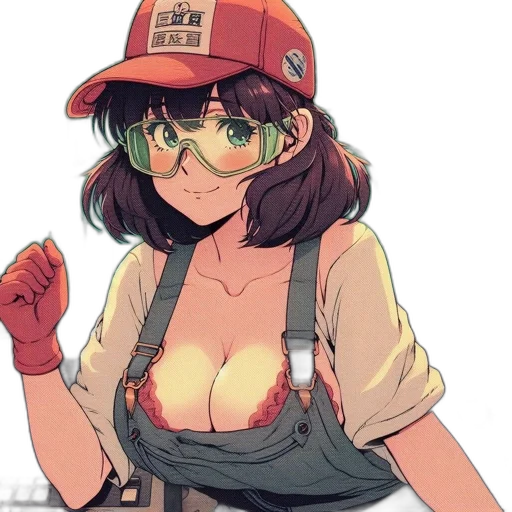 hat, jacket, weapon, staff transparent PNG cut-out
