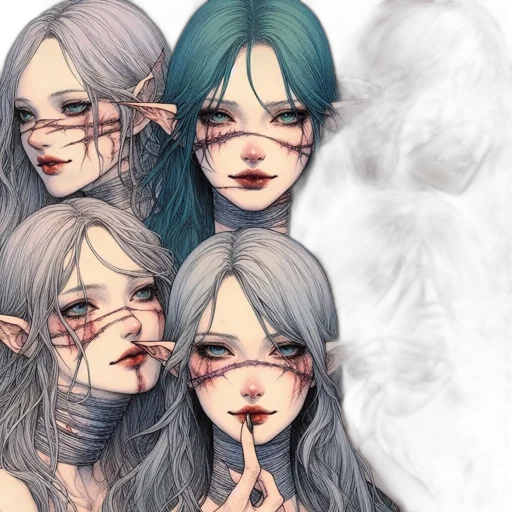 mask, face, fantasy art, concept art transparent PNG cut-out