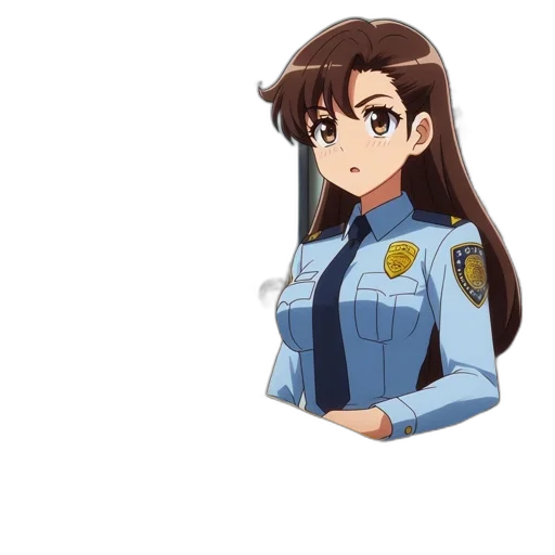 staff, weapon, jacket, robot transparent PNG cut-out