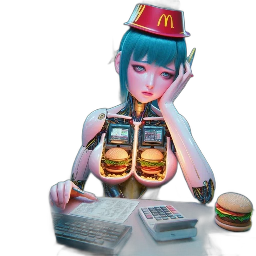 robot, food, animal, creature transparent PNG cut-out