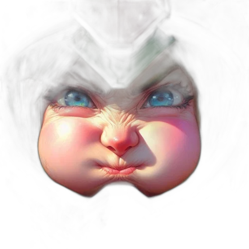 face, mask, creature, crown transparent PNG cut-out