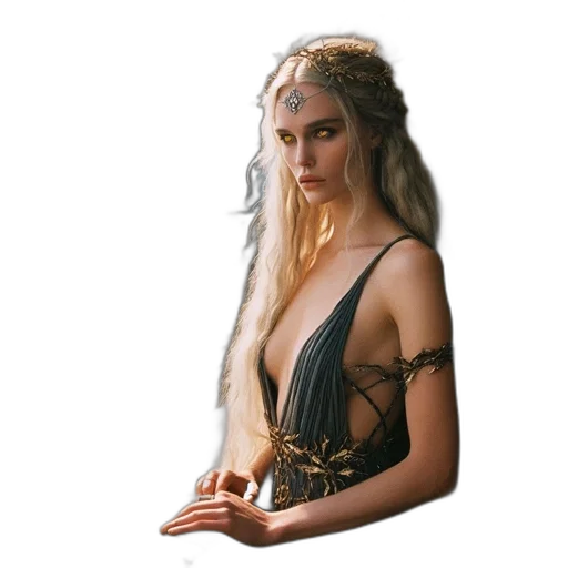 dress, dragon, jewelry, crown transparent PNG cut-out