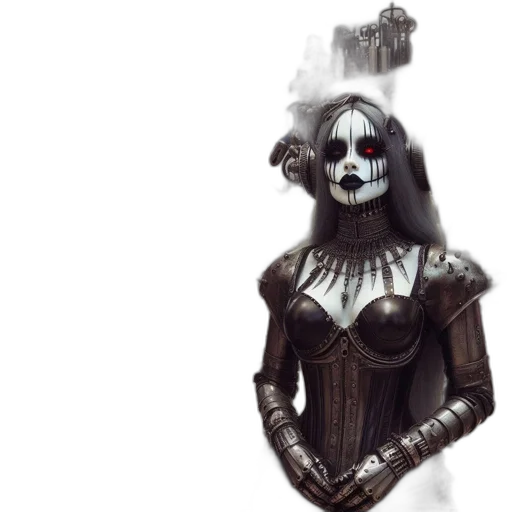 mask, dress, face, staff transparent PNG cut-out